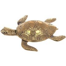 Signes Grimalt Figures de figure animale Figure Turtle Golden Animals 12x14x3cm 24641