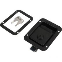 Jeffergarden Loquet de porte à palette de remorque, élégant, robuste et fiable, poignée de camping-car, bote à outils, loquet avec clés pour