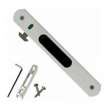 Loquet et targette,Serrure de porte coulissante - Garnitures de quincaillerie de verrouillage simple de fenêtre de porte coulissante en acier