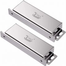 Loquet Magnetique Porte 2 Pièces Aimant Pour Porte de Placard Acier Inoxydable Loqueteau Aimant Fermeture Meuble Aimant Puissant Robuste Jusqu'à 40kg