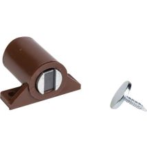 Loqueteau pour meuble – 3 à 4 kg – Brun – Plastique rigide, Acier amovible – HAFELE