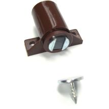 Loqueteau Magnétique À Visser - Strauss - 4 Kg - Marron - 22 X 14 Mm