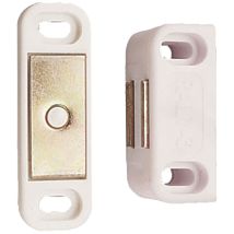 Loqueteau Raly 35x14x14mm 3kg Blanc Arelec 111001