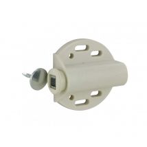 Loqueteau magnétique à pression 6kg blanc, entraxe 32 mm