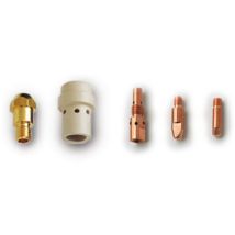 Stromdüsen-Set 5-teilig – E-Cu – Düsendurchmesser 0,8 mm – Gewinde M6 – Lorch