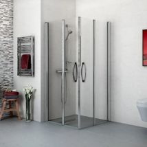 Lorenco Bi-fold Door Corner Entry Shower Enclosure 900mm or 1000mm Bathstore, 900mm