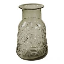 Lorenzongift - Vase Décoratif En Verre Gris