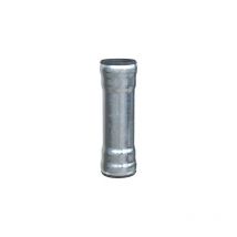 Loro - x tuyau de vidange en acier 00140.050X 250mm, dn 50, 2 manchons, galvanisé à chaud, revêtement intérieur