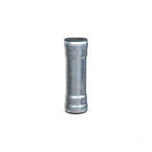 X Stahlabflussrohr 00140.050X 250mm, dn 50, 2 Muffen, feuerverzinkt, Innenbeschichtung - Loro