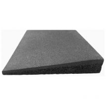 Lestare - Loseta de Caucho Biselada 500x250x40 mm Negra