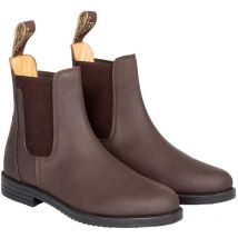 33, Noir: Losna Jodhpur bottes d'équitation en nubuck avec doublure élastique et cuir