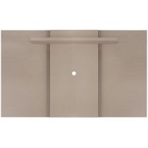 Wall Mounted TV Back Panel Grey Living Room Floating Entertainment Media Unit