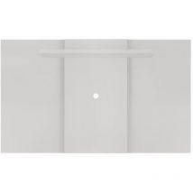 Extendable Fixed TV Wall Panel - MDP - L22 x W136 (Extendable Upto 150 cm) x H90.3 cm - White - Flat Packed