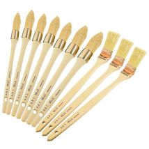 Lot 10 brosses chantier 100% soie Ocai