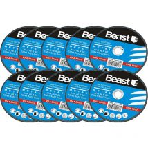 Lot 10 disques 230 x 1.9 x 22.2 a tronconner l'acier et tous les metaux