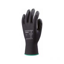 Gants Manutention eurolite 6640 - Tricot noir sans couture à base de nylon noir - jauge 17 Taille 8 - Lot de 10