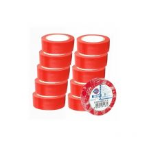 EUROCEL Adhésif PVC électrique10mx15mmrouge - EUROCEL