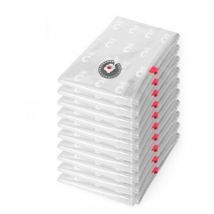 Boîtes de stockage - Jeu de sacs de conservation sous vide, taille l, transparents RAN10461 - Compactor