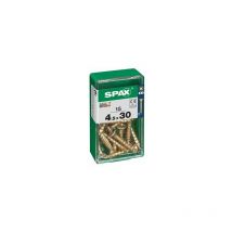 Scatola da 15 unità vite per legno a testa piatta yellox 4,5x30mm - Spax