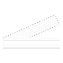 Novap - Lot 2 bandes 52mm x 1m - Lignes parallèles blanc - 4641430