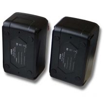 2x Batteries compatible avec Milwaukee V28 sg, V28 sx, V28 vc outil électrique (4000 mAh, Li-ion, 28 v) - Vhbw