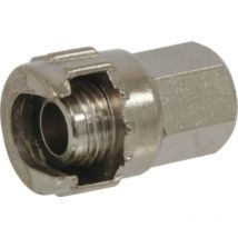 Sodisair - Raccord rapide à baïonnette femelle 1/4'avec 2 écrous 1/4' lot de 2 -S11965.02