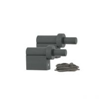 Lot 2 supports bois et drisse MOBOIS Ensemble boreal - gris - 1024368