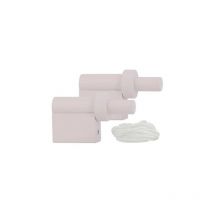 Lot 2 supports bois et drisse Mobois Ensemble boreal - rose - 1024369
