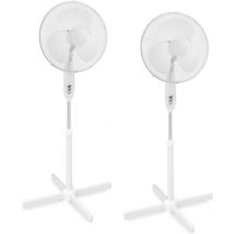 Ventilateur sur pied Extel Easymate RD-40 50W 3 vitesses D40cm Blanc