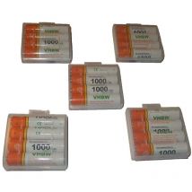 20x Batterie aaa micro compatible avec Snom M25, M25 ip, M15 téléphone fixe sans fil (1000mAh, 1,2V, NiMH) - Vhbw