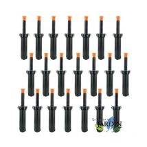 Rain Bird - Lot de 20 Diffuseur d'arrosage 1804, Tuyère d'irrigation hauteur de tige 10 cm