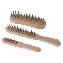 Lot de 3 Brosses Métalliques Evoe
