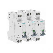 Siemens - lot 3 disjoncteurs modulaires 16A 230V, 4,5kA, 1+N poles, courbe c