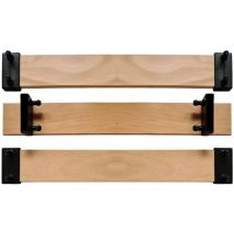 Scm Créations - Lot 3 lattes 51 cm 510 x 53 x 8 mm 7 plis avec 6 embouts pour sommier, bz, latte de lit