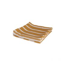 lot 3 torchons 50 x 70 cm amber gold - stoff - cosy & trendy