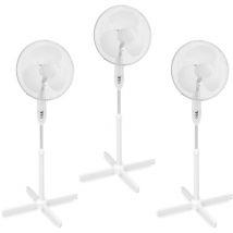 Ventilateur sur pied Extel Easymate RD-40 50W 3 vitesses D40cm Blanc