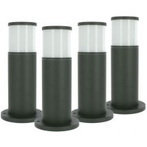 Lot 4 Bornes extérieures anthracite VERACRUZ hauteur 35cm