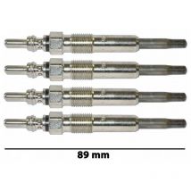 Univcar - Lot 4 bougies de prechauffage Clio 2 Clio 3 Kangoo Laguna Megane 1.5 dci 1.9 dci 1.9dti