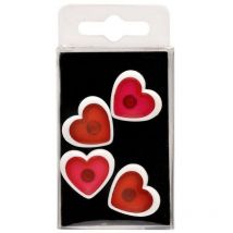 Lot 4 Magnets Cœurs