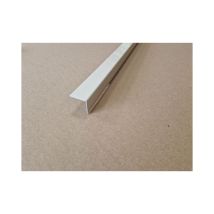 Lot 5 Cornières d'angle Alu Ivoire Clair ral 1015 - Couleur Extérieur - Longueur 150cm (2.5cm x 2.5cm) de 1mm
