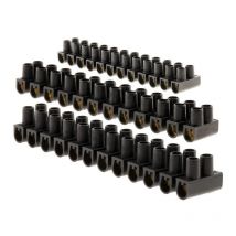 Zenitech - Lot 6 Barrettes De Dominos Électriques, 2,5 Mm² Pour Rigide Et Souple