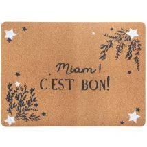 Lot 6x Set de table de Noël en liège