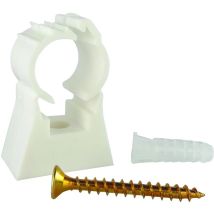 Clip simple de fixation de tube 16 (x10)