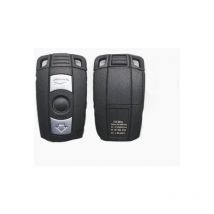 Lot de 1, accessoires de voiture, bmw smart key holder for 5, 6 series 3-button keyless entry, remote control, remote key case
