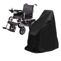 Serbia - Lot de 1 Housse de protection pour fauteuil roulant électrique, Anti-UV-100x75x100cm Noir,Imperméable, Tissu Oxford 210D,Housse
