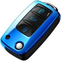 Catherine - Lot de 1 étui de protection de clé pour Volkswagen pour, Skoda/Sciat/Jetta MK1-MK6 Polo r/gti Golf/Rabbit/MK5 Beetle gls Tiguan soft tpu