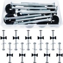 Lot de 10 Accessoires pour Trampoline pour Piquets de Trampolines Entretoises de Trampoline vis pour Fixation du Trampoline