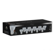 Lot de 10 ampoules fari led GU10 10W 4000K 1000lm 120° Edo Solutions
