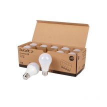 Lot de 10 Ampoules led smd E27 A60 7W Blanc chaud Woltz