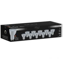 Lot de 10 ampoules led fari GU10 5.5W 4000K 500lm 120° Edo Solutions